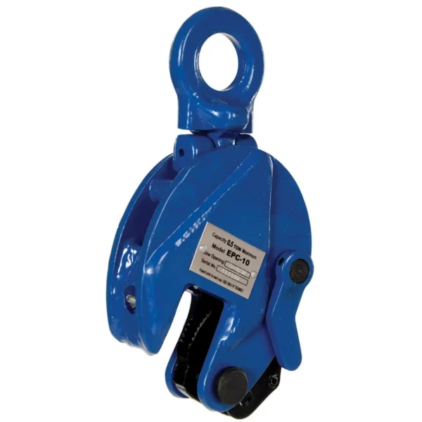 Steel Vertical Plate Clamp 1,000 Lb. Capacity Blue