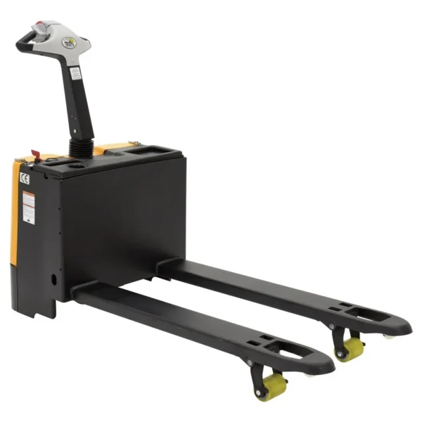 Steel Fully Powered Electric Pallet Truck 25 In. x 48 In. 3,300 Lb. Capacity Black