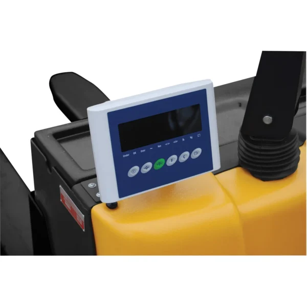 Steel Electric Pallet Truck with Scale 25 In. x 47 In. 3,300 Lb. Capacity