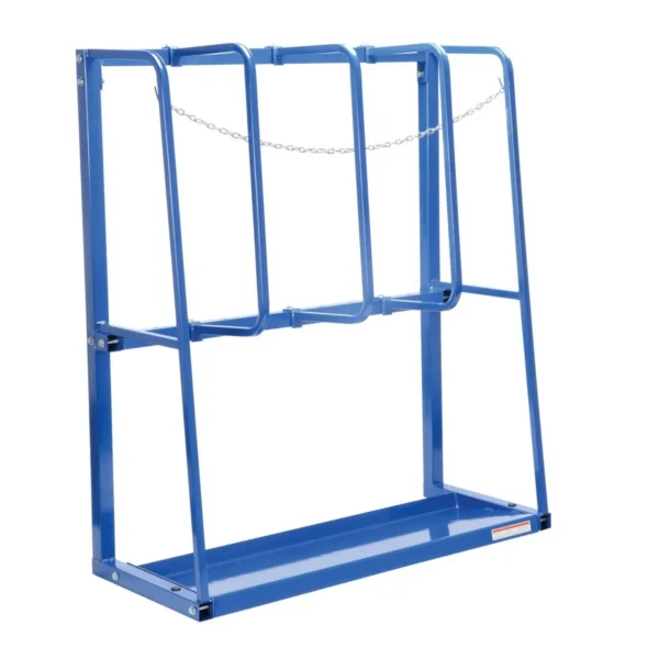 Steel Expandable Vertical Bar Rack 59 In. 4000 Lb. Capacity Blue