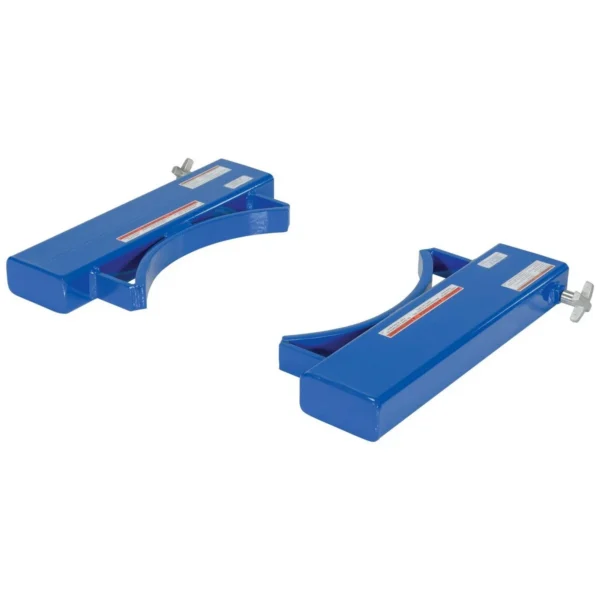 Steel Fork Mounted Drum Gripper 30 Gallon 800 Lb. Capacity Blue