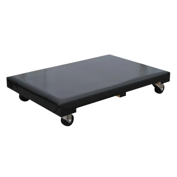 Hardwood Dolly Vinyl Cover 24 In. x 36 In. 900 Lb. Capacity Black