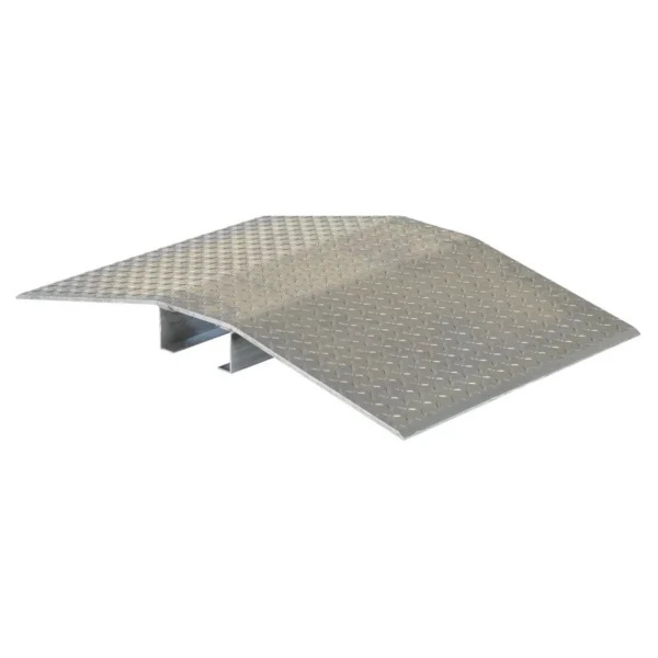 Fabricated Aluminum Hose and Cable Crossovers 24 In. x 36 In. 2000 Lb. Capacity Silver