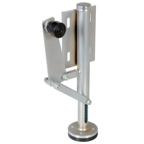 Steel Right Mount Floor Lock 10 to 12 In. Height Silver