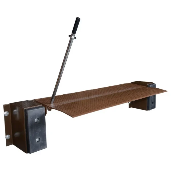 Steel Mechanical Edge O Dock Leveler 72 In. Ramp Width 25,000 Lb. Capacity Brown