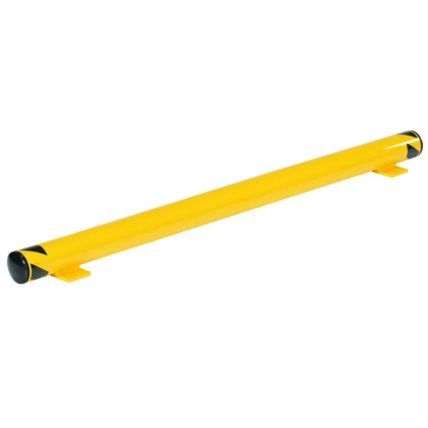 Steel Floor Stop Bollard 62 In. Length Yellow