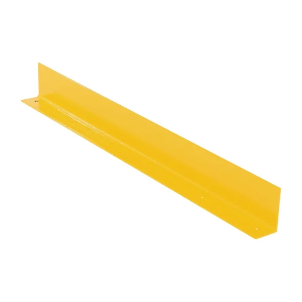 Steel Floor Safety Curb 48 In. x 3 In. x 5 In. 1/4 In. Thick Yellow