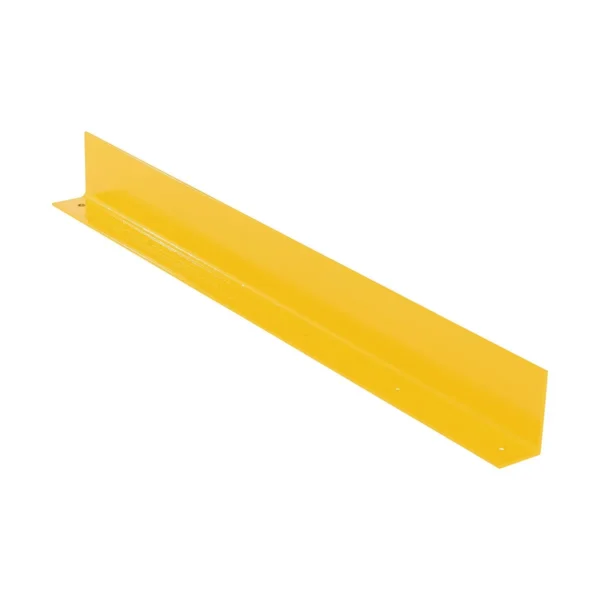 Steel Floor Safety Curb 48 In. x 3 In. x 5 In. 3/8 In. Thick Yellow