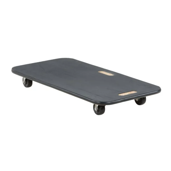 Fiber Wood Dolly with Rubber Casters 45 In. x 45 In. x 39 In. 18 In. x 36 In. 700 Lb. Capacity Black