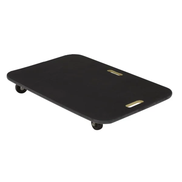 Fiber Wood Dolly with Rubber Casters 45 In. x 45 In. x 39 In. 24 In. x 36 In. 600 Lb. Capacity Black