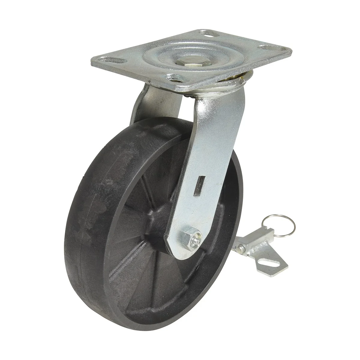 GFN-8X2-S-4PSL-LTP.webp Nylon Swivel Caster