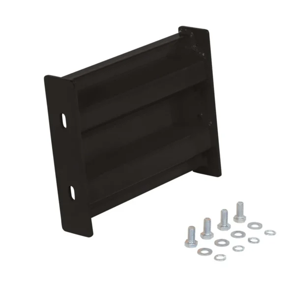 Steel 2 Ribbed Bolt On Style Guard Rail 12 In. Length Black