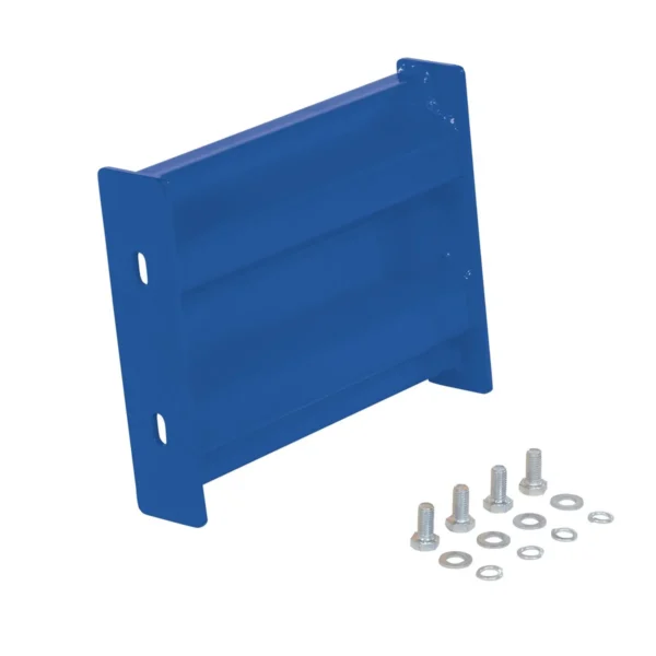 Steel 2 Ribbed Bolt On Style Guard Rail 12 In. Length Blue