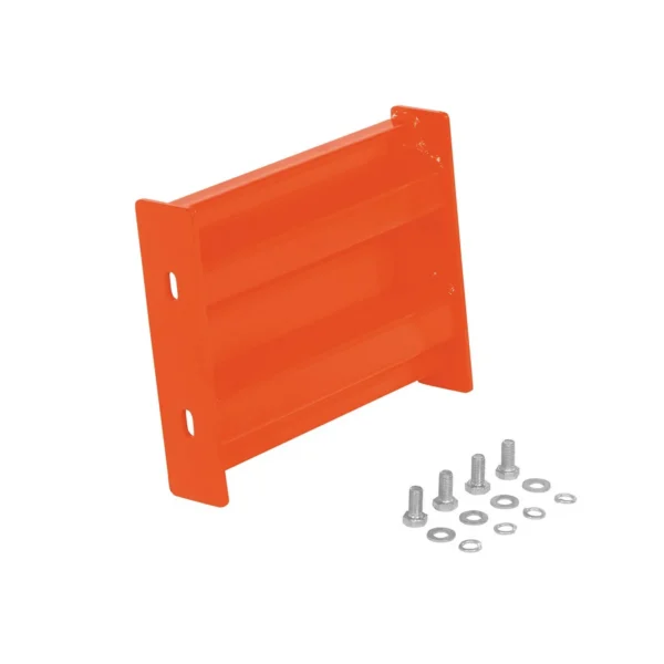 Steel 2 Ribbed Bolt On Style Guard Rail 12 In. Length Orange