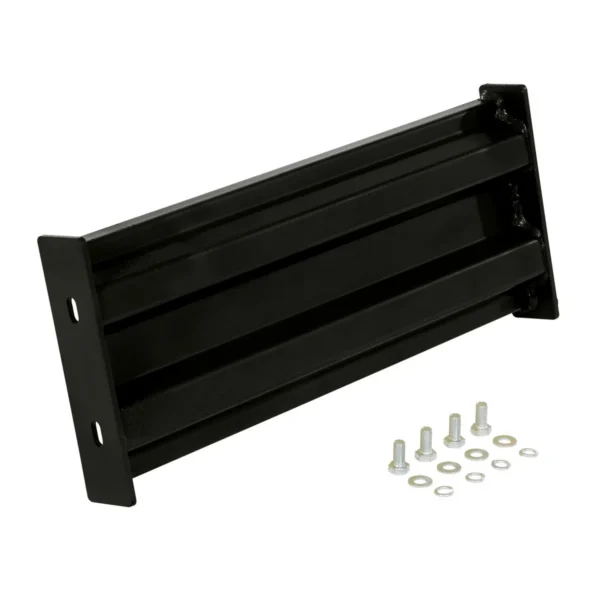 Steel 2 Ribbed Bolt On Style Guard Rail 24 In. Length Black