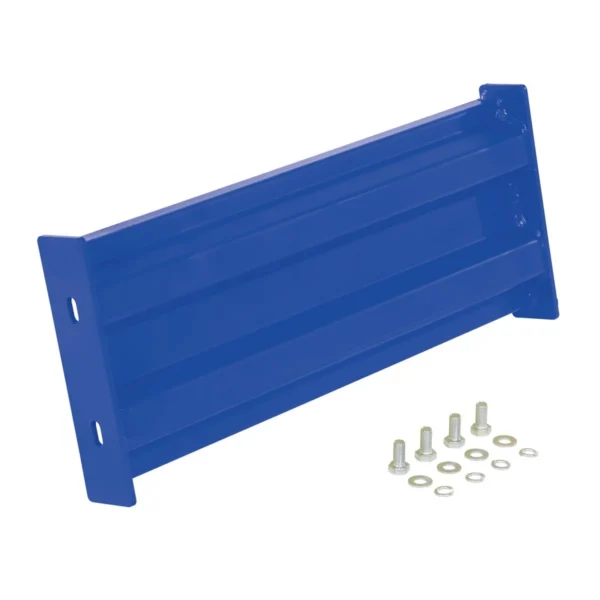 Steel 2 Ribbed Bolt On Style Guard Rail 24 In. Length Blue