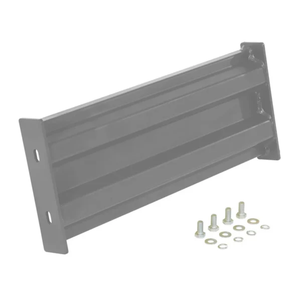 Steel 2 Ribbed Bolt On Style Guard Rail 24 In. Length Gray Semi Gloss