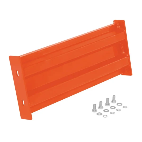 Steel 2 Ribbed Bolt On Style Guard Rail 24 In. Length Orange