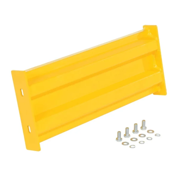 Steel 2 Ribbed Bolt On Style Guard Rail 24 In. Length Yellow