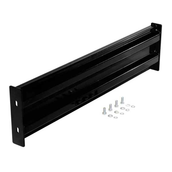 Steel 2 Ribbed Bolt On Style Guard Rail 41.875 In. Length Black