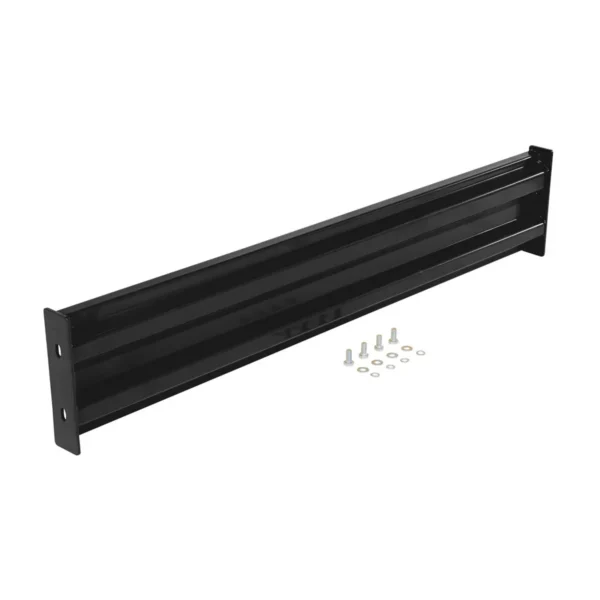 Steel 2 Ribbed Bolt On Style Guard Rail 53.875 In. Length Black