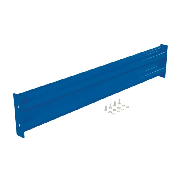 Steel 2 Ribbed Bolt On Style Guard Rail 53.875 In. Length Blue