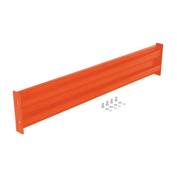 Steel 2 Ribbed Bolt On Style Guard Rail 53.875 In. Length Orange