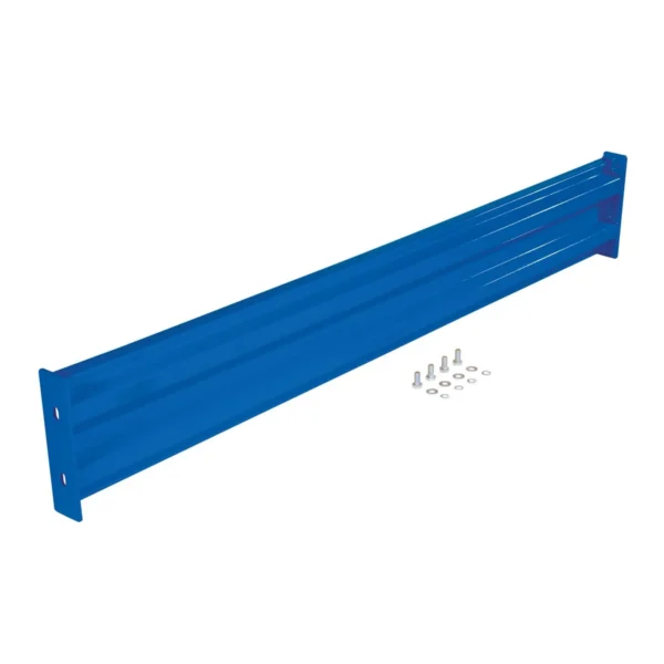 Steel 2 Ribbed Bolt On Style Guard Rail 65.875 In. Length Blue