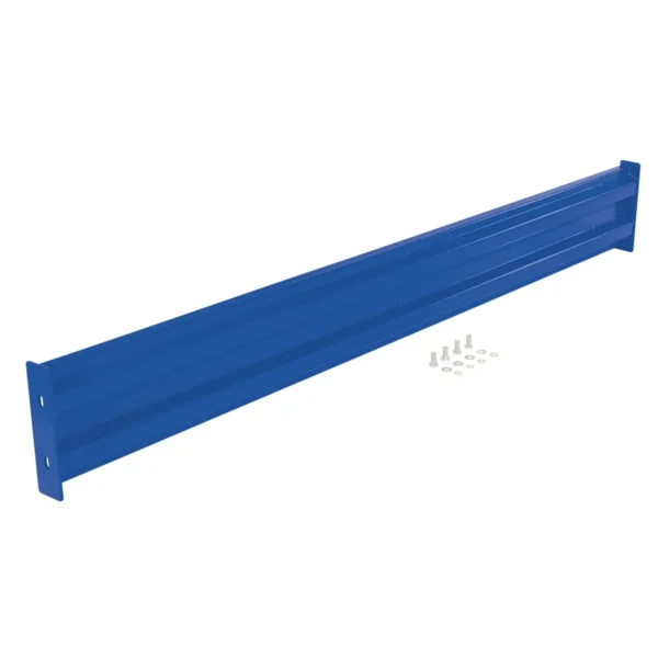 Steel 2 Ribbed Bolt On Style Guard Rail 77.875 In. Length Blue