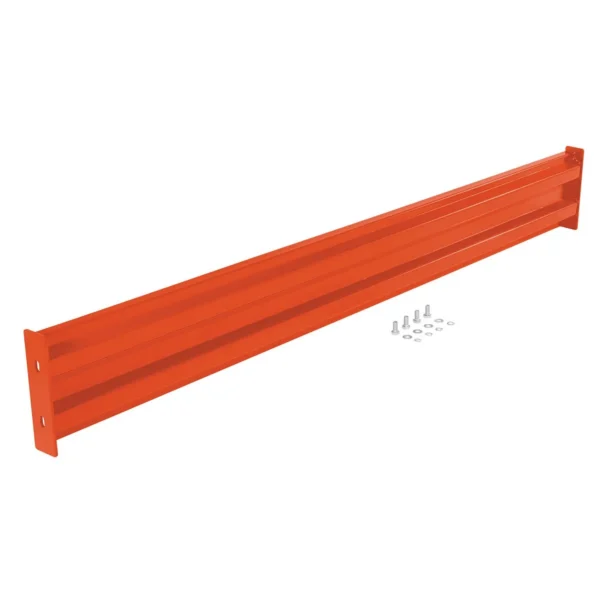 Steel 2 Ribbed Bolt On Style Guard Rail 89.875 In. Length Orange