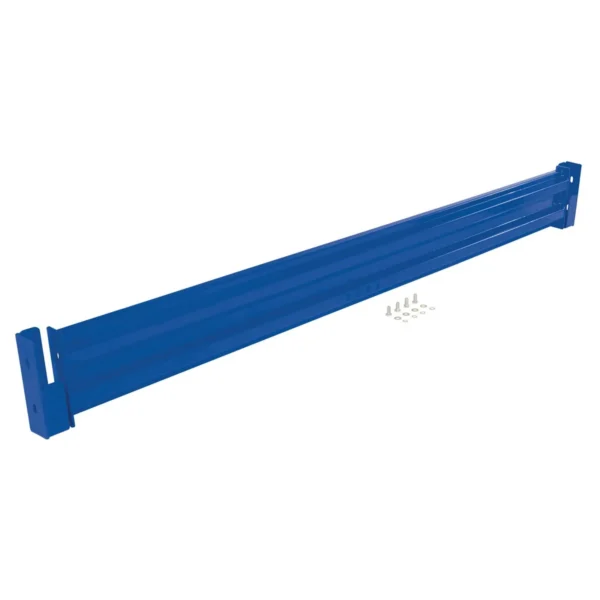 Steel 2 Ribbed Drop In Style Guard Rail 113.875 In. Length Blue