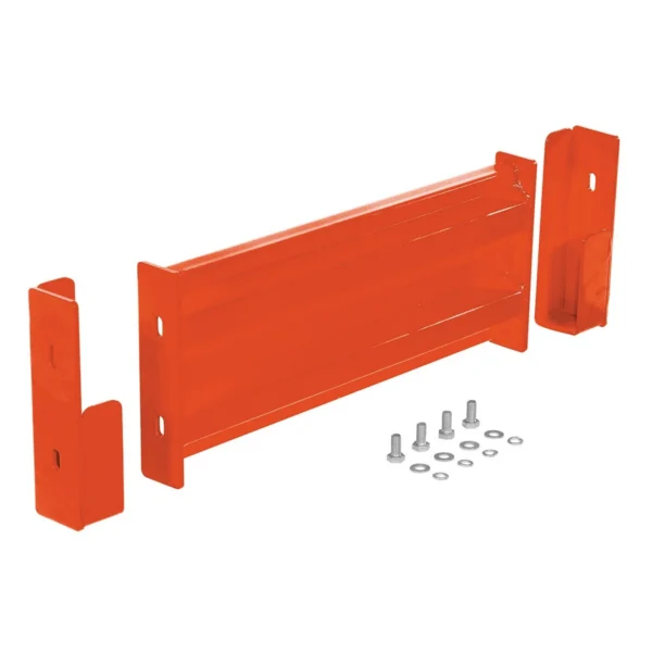 Steel 2 Ribbed Drop In Style Guard Rail 24 In. Length Orange