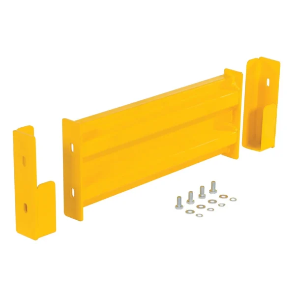 Steel 2 Ribbed Drop In Style Guard Rail 24 In. Length Yellow