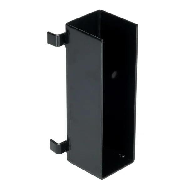 Steel U-Bracket For Drop In Guard Rail System Black