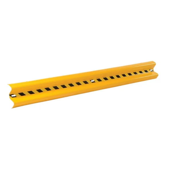 Steel Straight Guard Rail 112 In. Length Yellow