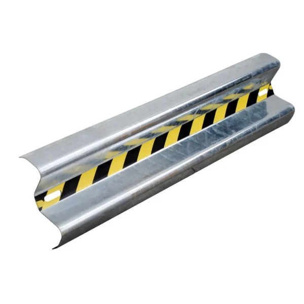 Galvanized Steel Straight Guard Rail 41.875 In. Length Gray