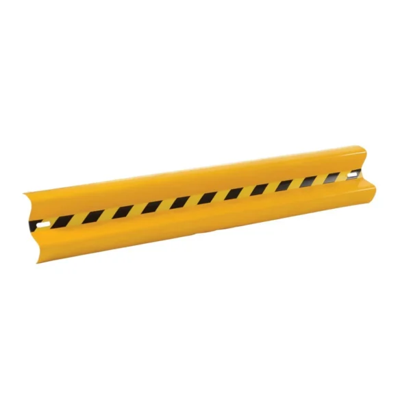 Steel Straight Guard Rail 41.875 In. Length Yellow