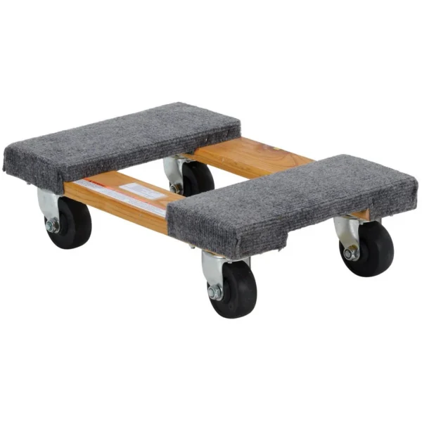 Hardwood Carpet End Dolly 18 In. x 12 In. x 5 In. 900 Lb. Capacity