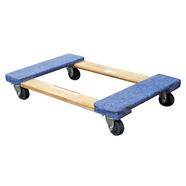 Hardwood Carpet End Dolly 30 In. x 18 In. x 5-3/4 In. 900 Lb. Capacity