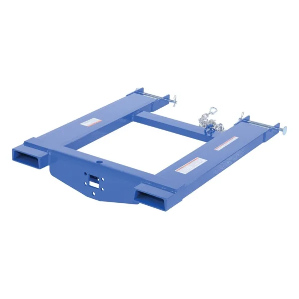 Steel Fork Truck Hook Base 32 In. Length 4,000 Lb. Capacity Blue