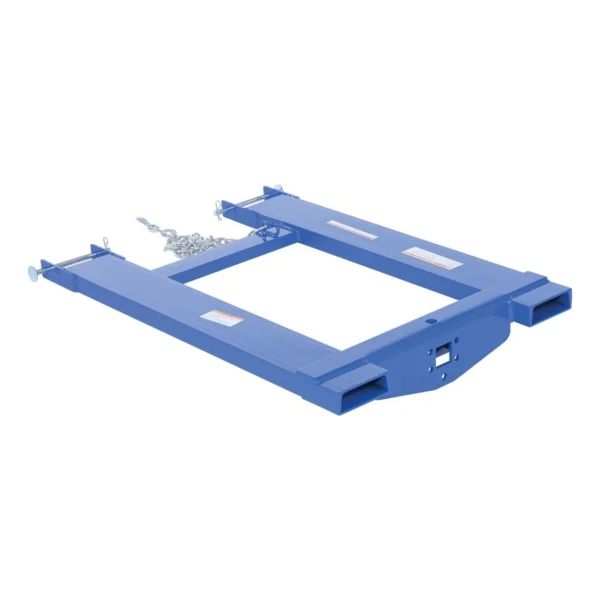 Steel Fork Truck Hook Base 38 In. Length 4,000 Lb. Capacity Blue
