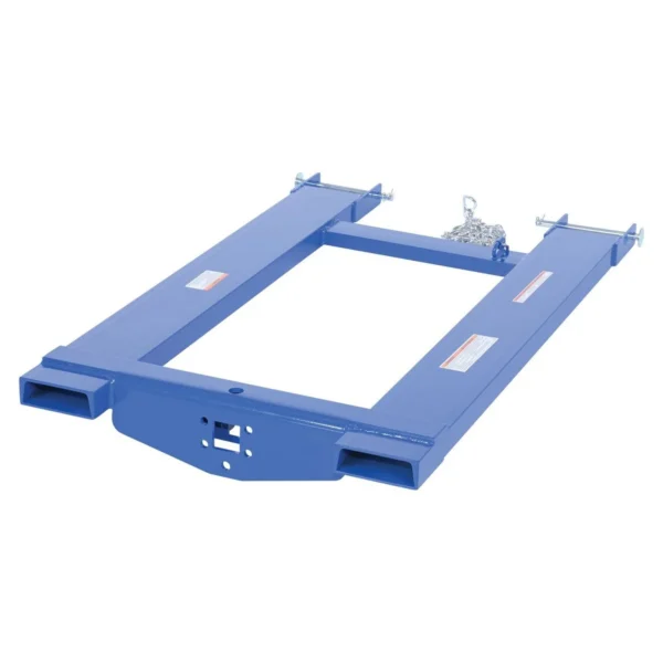 Steel Fork Truck Hook Base 44 In. Length 4,000 Lb. Capacity Blue