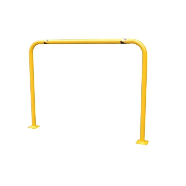 Steel High Profile Machinery and Rack Guard 48 In. x 36 In. x 2 In. Yellow