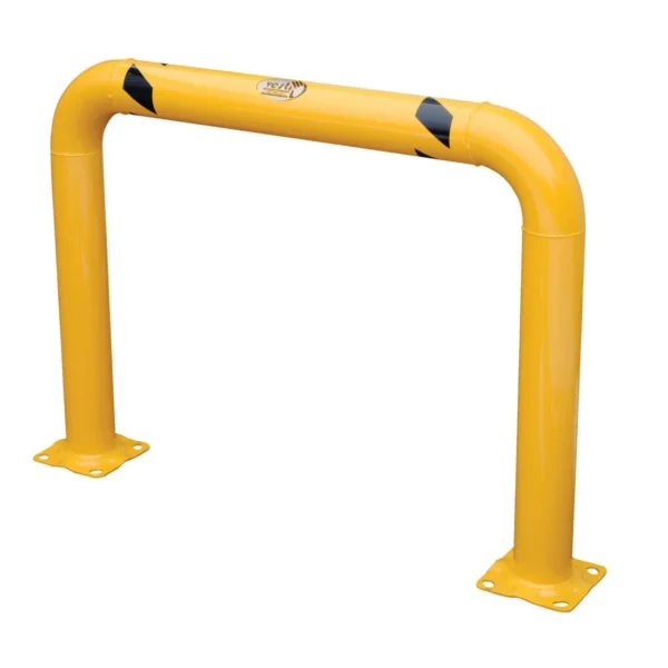 Steel High Profile Machinery and Rack Guard 48 In. x 36 In. x 4 In. Yellow
