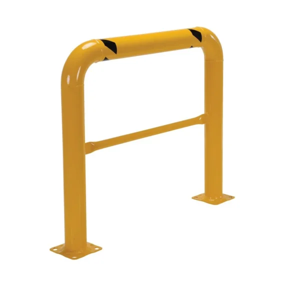 Steel High Profile Machinery and Rack Guard 48 In. x 42 In. x 4 In. Yellow