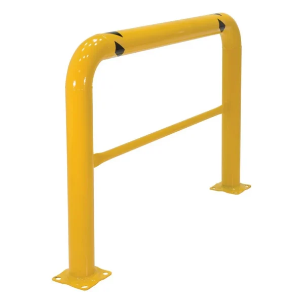 Steel High Profile Machinery and Rack Guard 60 In. x 42 In. x 4 In. Yellow