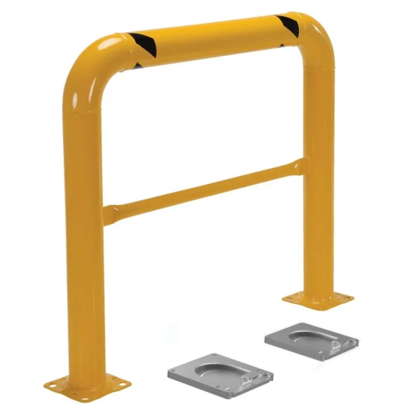 Steel Removable High Profile Rack Guard 48 In. x 42 In. Yellow
