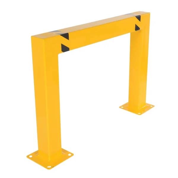 Steel Square High Profile Machinery and Rack Guard 48 In. x 36 In. x 5 In. Yellow
