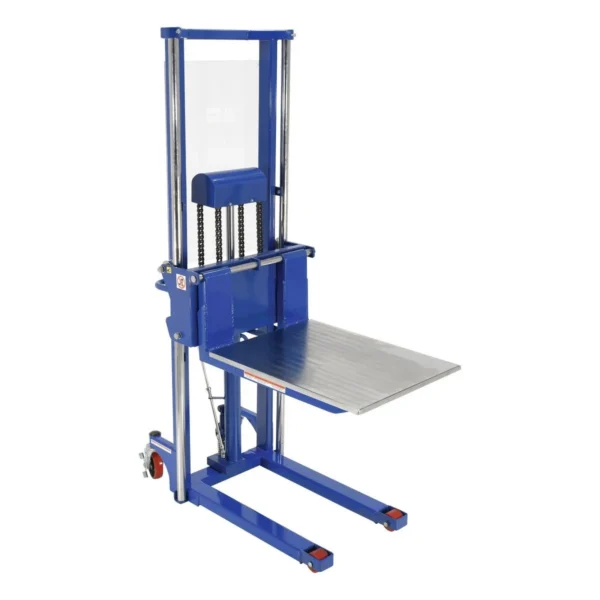 Steel Portable Foot Pump Hefti-Lift 51 In. x 79-3/8 In. 1500 Lb. Capacity Blue