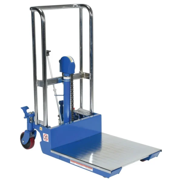 Steel Portable Welded Hydraulic Hefti-Lift 880 Lb. Capacity Blue